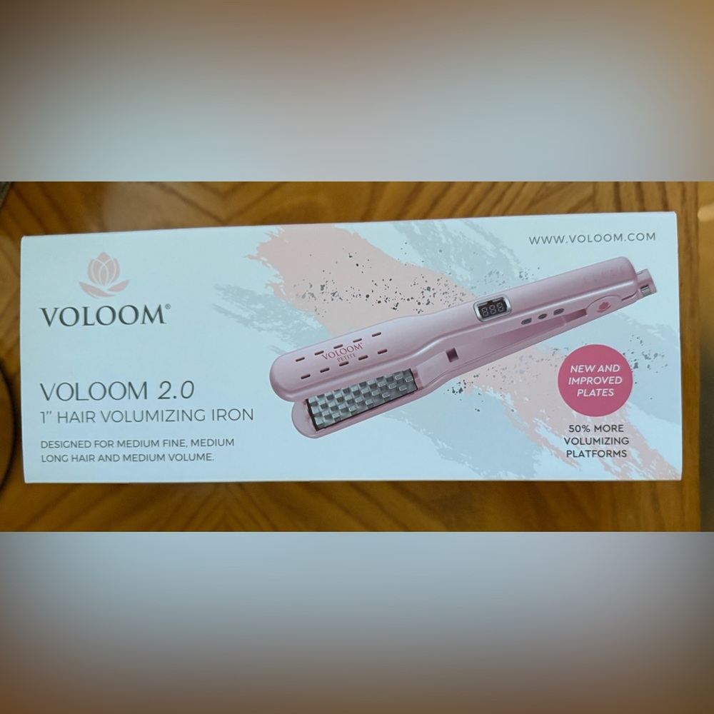 2.0 Pink Hair Volumizing Iron